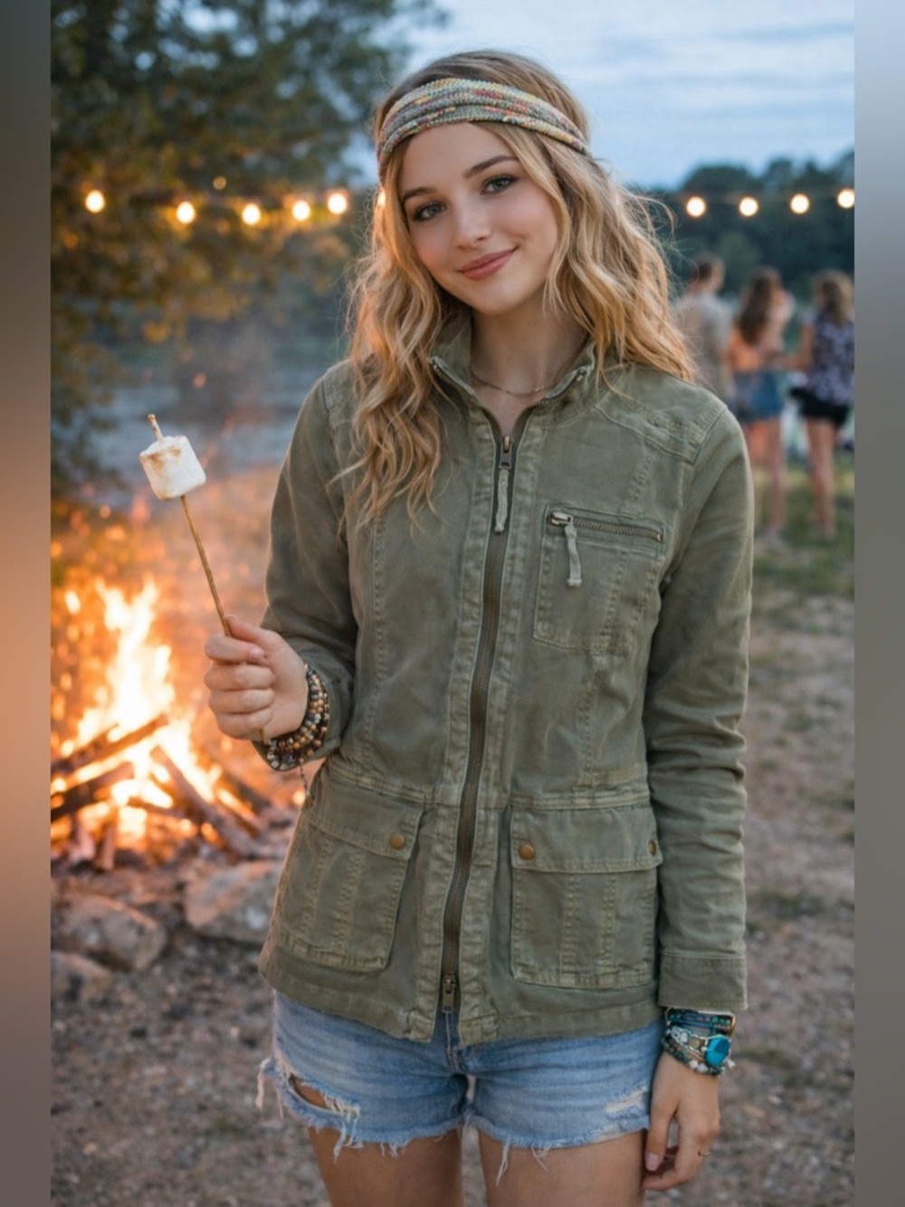 Lucky Brand Utility Jacket S Military Steampunk Indie Grunge Rugged Streetwear